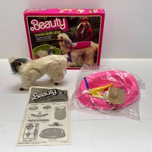 lot 164 image: 1979 Mattel Beauty Barbie Dolls Dog No. 1018 NIB