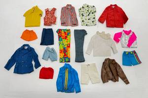lot 180 image: 1960s-70s Ken Clothes