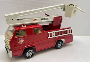 lot 217 image: 1970s Tonka Snorkel Fire Truck With Extending Fire Truck