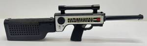 lot 221 image: 1964 Mattel Agent Zero M Radio Rifle Cap Gun (Works)
