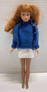 lot 256 image: 1963 Barbie (Skipper) Red Hair Blue Eyes (VERY CLEAN) (Arms & Legs Are Good)