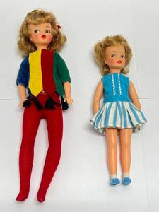 lot 264 image: 1960s Ideal Corp.Tammy & Pepper Dolls (VERY CLEAN)