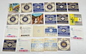 lot 283 image: 1950s-60s Misc. View-Master Reels & More (Some With Original Pamphlet)