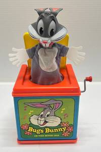 lot 300 image: 1976 Mattel Bugs Bunny Musical Box (Works)