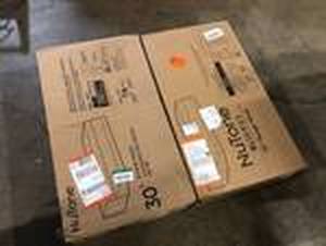 Lot of 2 Broan-NuTone RL6300 Series 30 in. Under Cabinet Range Hood with Light in White  Customer Returns See Pictures