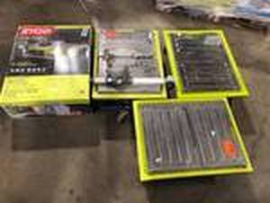 Lot of RYOBI 4.8 -Amps 7 in. Blade Corded Tabletop Wet Tile Saw  Customer Returns See Pictures