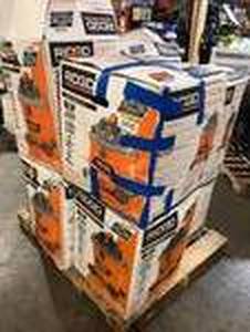 Pallet of Assorted Ridgid WetDry Shop Vacs Various Sizes and  Conditions  Customer Returns See Pictures