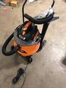 RIDGID 16 Gallon 6.5 Peak HP NXT WetDry Shop Vacuum with Cart, Fine Dust Filter, Locking Hose and Accessories  Customer Returns See Pictures