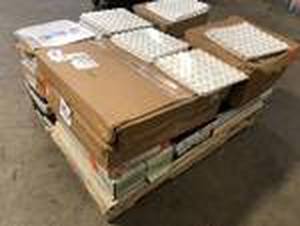 Pallet of Mixed Assorted Flooring   Various Models and Conditions  Customer Returns See Pictures