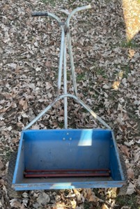 Vintage seedfertilizer spreader