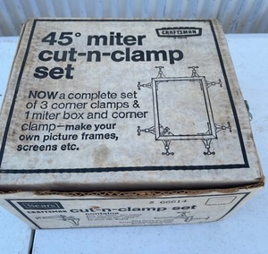 Craftsman 45° miter clamp set