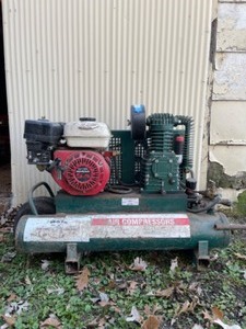 Honda 5.5 HP portable air compressor