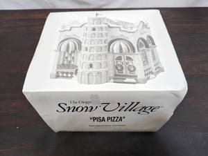Department 56 Snow Village Pisa Pizza