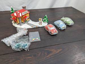 Department 56 Snow Village Village Used Car Lot