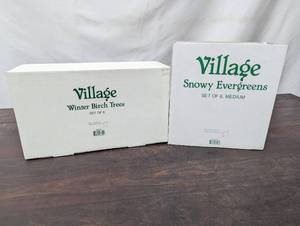 Two Department 56 Village Sets