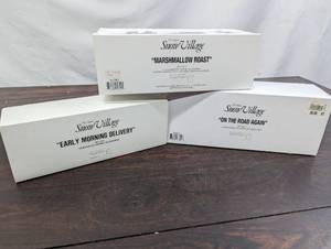 Three Department 56 Snow Village Items