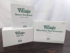 Three Department 56 Village Sets
