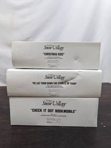 Three Department 56 Snow Village Items