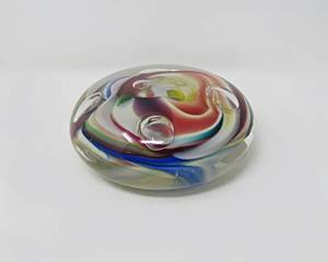 lot 162 image: Paper weight (encased)  signed Rollin Karg