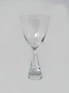 lot 21 image: Holmegaard Claret wines (3) blown glass  Denmark  Princess Pattern