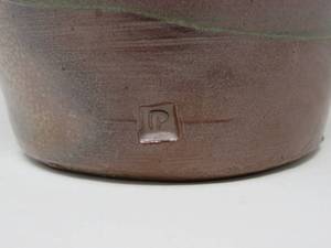 lot 50 image: Signed  9 Pottery Vase