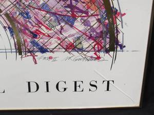 lot 129 image: Architect digest rainbow Gallery Poster
