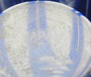 lot 157 image: Blue Glass Asian Vase