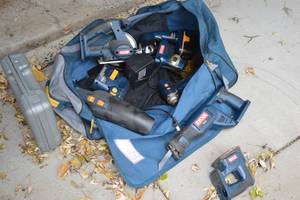 lot 124 image: Ryobi Tools and Bag