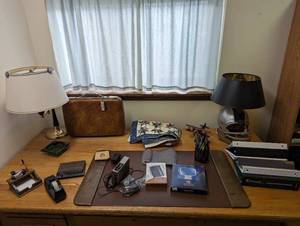 lot 95 image: Contents on Desk - See Pictures DOES NOT INCLUDE DESK