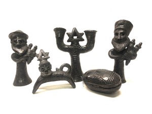 Group of Old Judaica Figurines