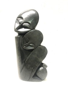 Hand Carved Signed African Shona Stone Sculpture by Innocent Chifutu