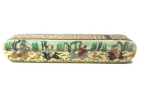 2 Vintage Hand Painted Persian Boxes
