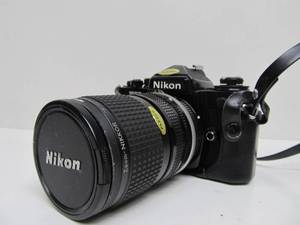 Nikon FE2 Film Camera wHoya Skylight Zoom Lens