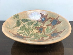 Lovely Large Vintage Mexican Folk Art Bowl by Dolores Porras