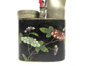 Antique Chinese Cloisonne Opium Pipe