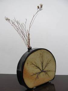 Signed Vintage Studio Art Pottery Vase by Ken Keppers