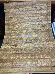 Excellent Old India Palm Leaf Manuscript Scroll&nbsp