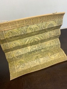 Old India Palm Leaf Manuscript Scroll&nbsp