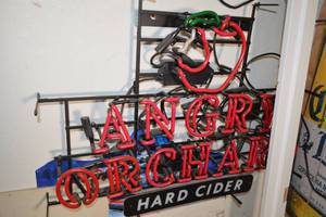 lot 16 image: Angry Orchard Hard Cider Neon Sign