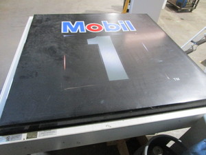 Mobil Lighted Sign
