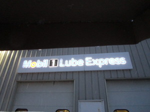 Mobil Oil Outdoor Sign - facing ONLY