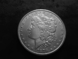 lot 1 image: 1878 CC Morgan Silver Dollar
