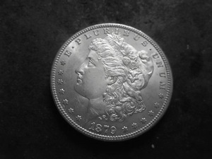 lot 3 image: 1879 S Morgan Silver Dollar