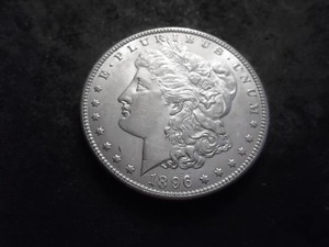 lot 25 image: 1896 Morgan Silver Dollar