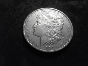 lot 31 image: 1901 Morgan Silver Dollar