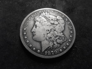 lot 2A image: 1879 CC Morgan Silver Dollar