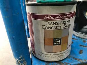 lot 67 image: MASONS SELECT TRANSPARENT CONCRETE STAIN