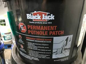 lot 96 image: BLACK JACK PERMANENT POT HOLE PATCH