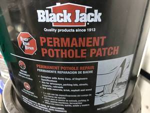 lot 97 image: BLACK JACK PERMANENT POT HOLE PATCH
