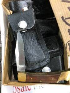 lot 99 image: 2 BOXES FOLD UP KNIVES